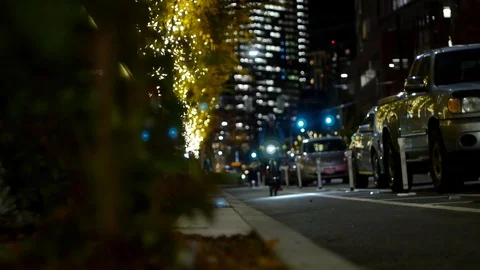 Bikes at Night 動画素材 82371767