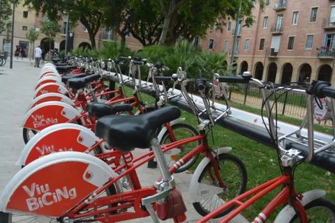 Bikes for Rent Stock Photos