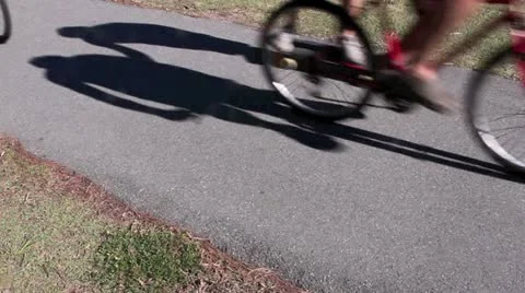 Bikes Ride By 스톡 동영상 10838413