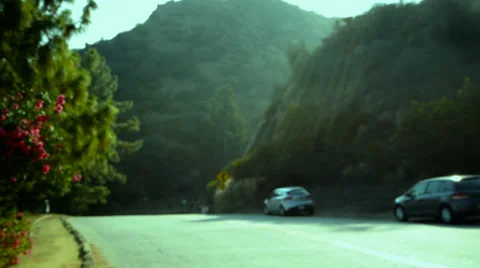 Bikes riding on the road Stock Footage 33956887