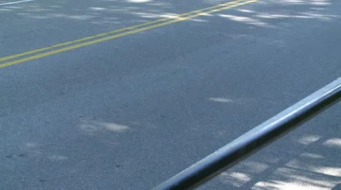 Biking and driving on road (1 of 1) Stock-Footage 10773302