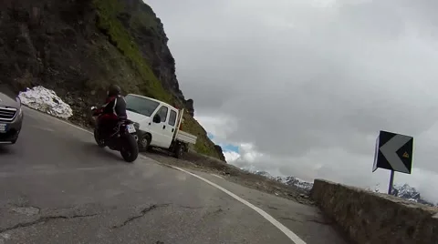 Biking in the dolomites 動画素材 46439198