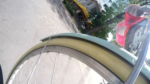 Biking POV Stock Footage 95008699