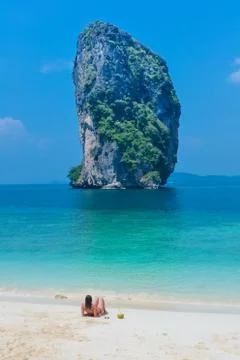 Bikini on the beach Stock Photos