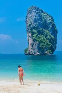 Bikini on the beach Foto stock