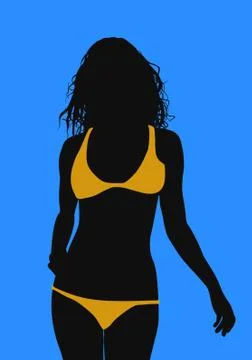 Bikini Stock Illustration