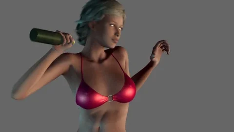 BikiniBabeDance  Vídeos de archivo 77265147