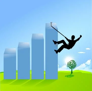 Bilanz Klettern Stock Photos