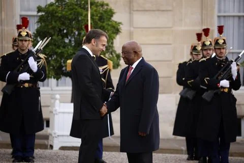 Bilateral meetings at the Elysee during the Paris Peace Forum, France - 30 Oct 2 Stock Photos