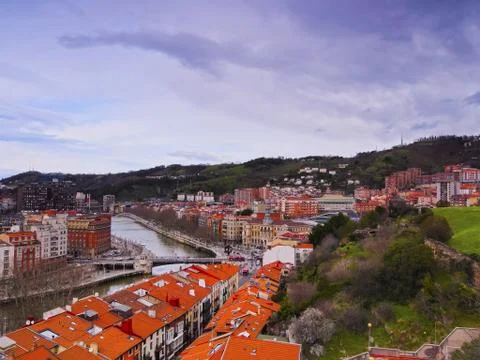 Bilbao cityscape Stock Photos