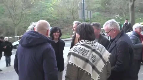 Bilbao event urges action to protect, promote Basque language, Bilbao, ES - 28 D Stock Footage 325062811