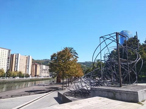 Bilbao, the Iberdrola tower. Stock Photos