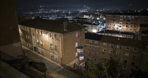 Bilbao at night 動画素材 96596996