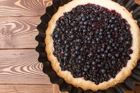 Bilberry cake Stock Photos