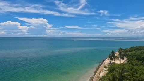 Bill Baggs Cape Florida State Park views, August 2023 Stock Photos