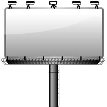 Bill board Stock Illustration