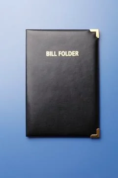 Bill folder Stock-Fotos