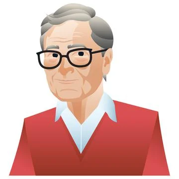 Bill Gates: Microsoft Stock Illustration