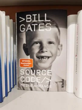 Bill Gates Source Code: The Early Years Explored Stock Photos