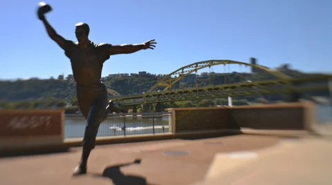 Bill Mazeroski Tilt Shift Stock Footage 30450388