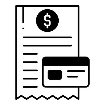 Bill Payment Dualtone Icon Stock Illustration