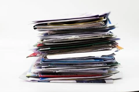Bill payment on white background 스톡 사진