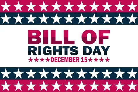 Bill Of Rights Day Illustrazione stock