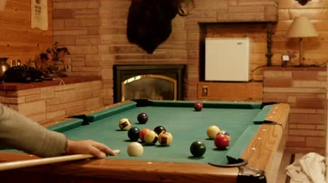 Billard 3 Stock Footage