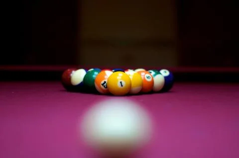 Billard balls Stock Photos