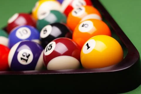 Billard Game Concept! Stock Photos