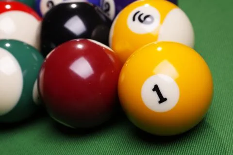Billard Game Concept! Stock Photos