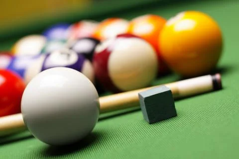 Billard Game Concept! Stock Photos