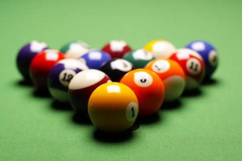 Billard Game Concept! Stock Photos
