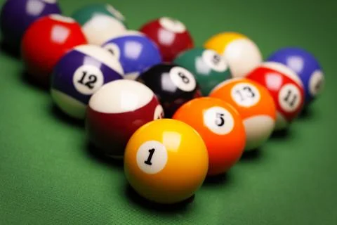 Billard Game Concept! Stock Photos
