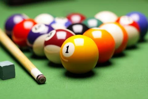 Billard Game Concept! Stock Photos
