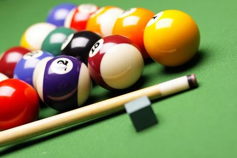 Billard Game Concept! Stock Photos