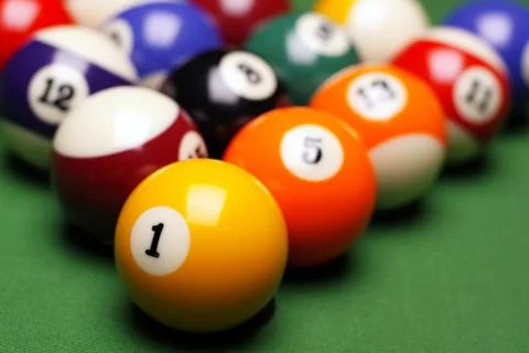 Billard Game Concept! Stock Photos