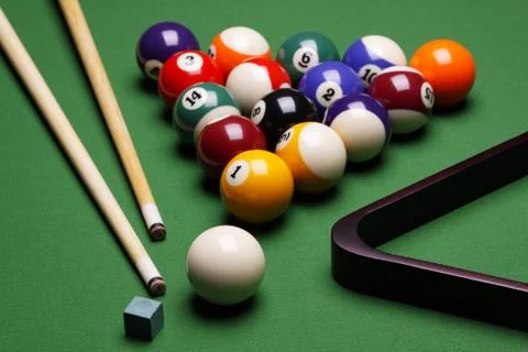 Billard Game Concept! Stock Photos