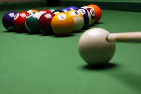 Billard Game Concept! Stock Photos