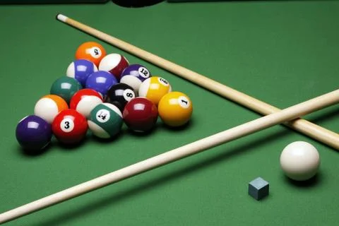 Billard Game Concept! Stock Photos