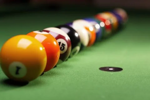 Billard Game Concept! Stock Photos