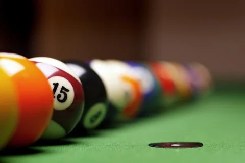 Billard Game Concept! Stock Photos