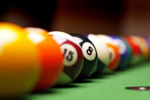 Billard Game Concept! Stock Photos
