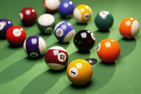 Billard Game Concept! Stock Photos
