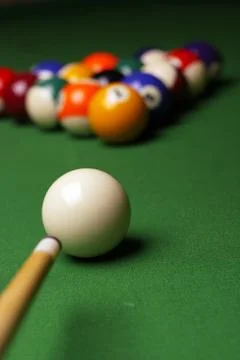 Billard Game Concept! Stock Photos
