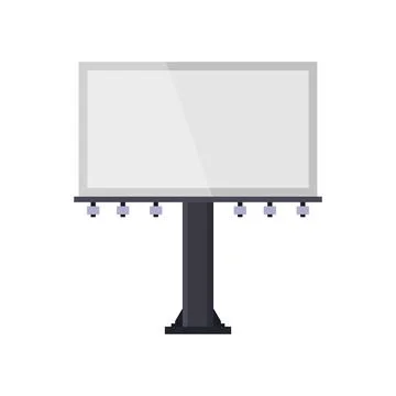 BillboarBillboardd. Vector illustration Stock Illustration