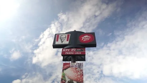 Billboard advertising Stock Footage 164636757