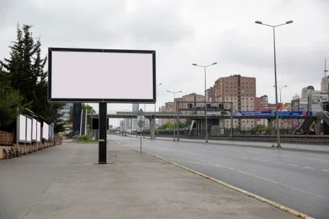 Billboard on the background 写真素材