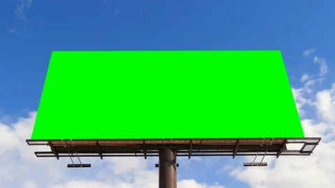 Billboard Blank Background, Outdoor Poster Advertising Template, Street Mockup Video stock 88963607