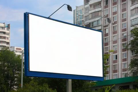 Billboard in city Stock Photos